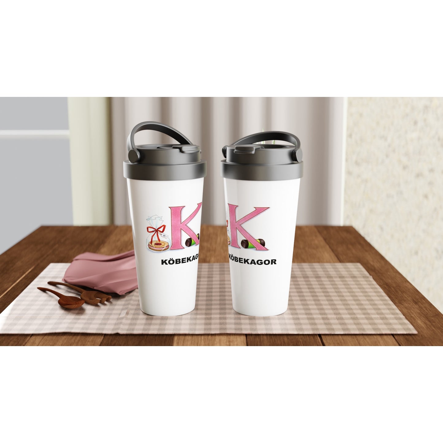 Köbekagor - Takeaway-mugg i rostfritt stål